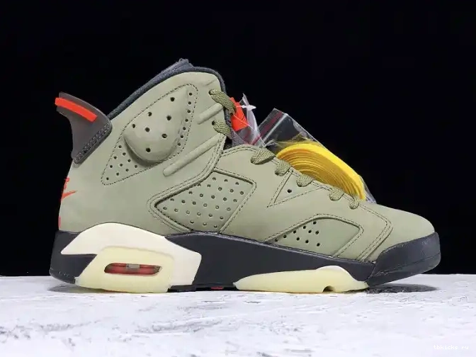 Reps TB x Scott Medium 6 Travis CN1084-200 Air Olive Jordan 0527